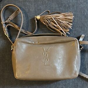 Yves Saint Laurent Gray Camera Bag